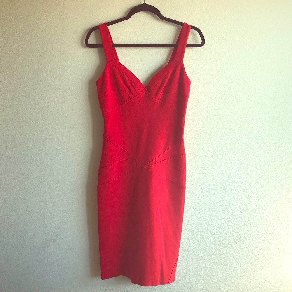 Super Sale!Diane Von Furstenberg Red Midi Dress!😍
